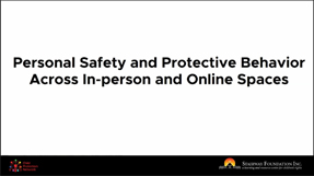 Personal Safety and Protective Behavior